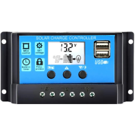 10A 12V/24V PWM Solar Charge Controller