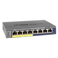 Netgear GS108PE 8-Port GIGABIT Plus Switch With 4 Port POE Switch