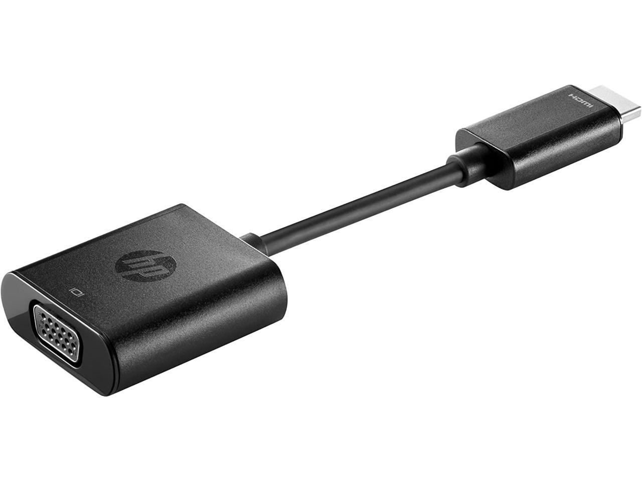 HP HDMI to VGA Adapter - HDMI/VGA for Video Device, Notebook, Ultrabook, Monitor