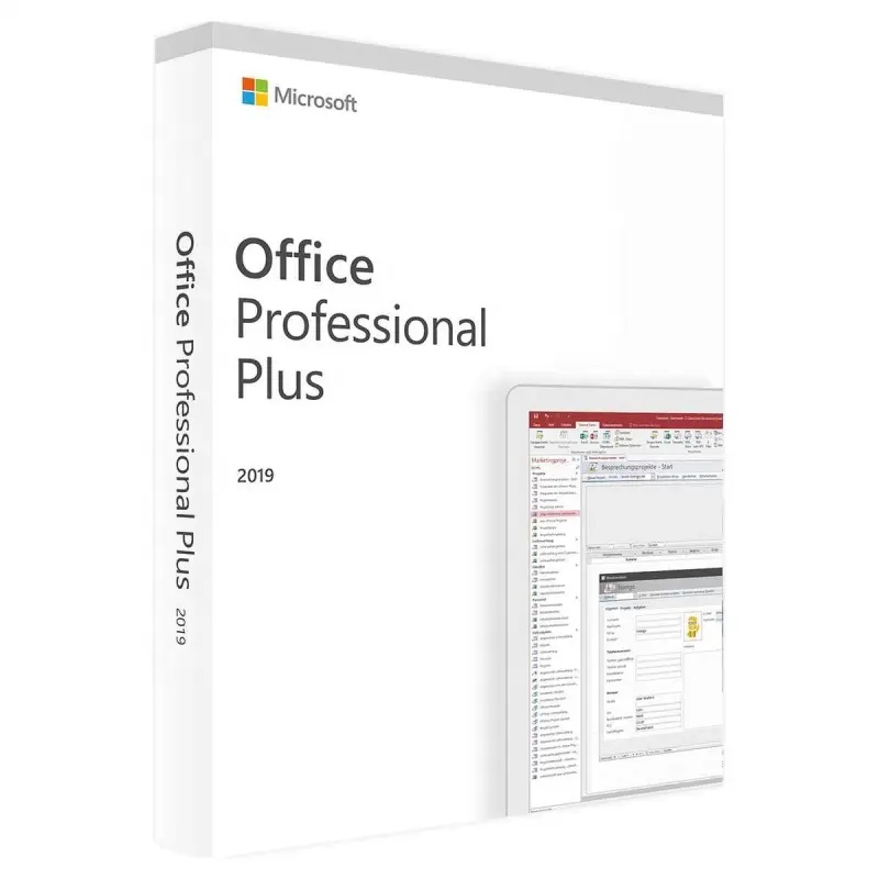 Microsoft Office 2019 Professional Plus dvd DVD for 1 pc SKU--269-17071