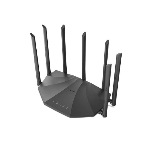 Tenda AC23 2033mbps AC2100 7 Antenna Dual Band Gigabit Wireless Router (Black)